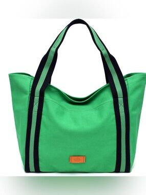 New Amsterdam leatherworks Liliana large tote kelly green